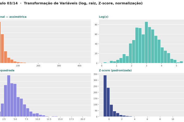 Engenharia de Variáveis com a Linguagem R