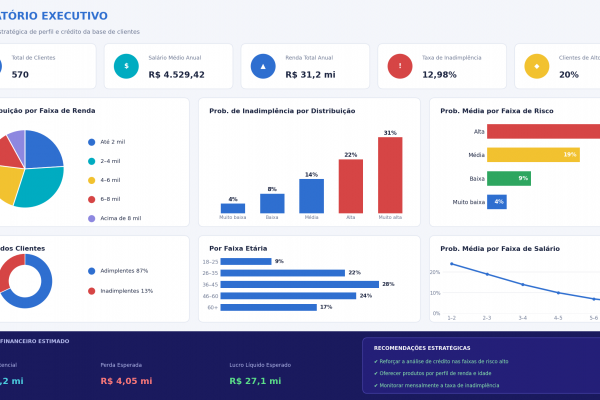 Dashboard de Risco e Perfil de Clientes